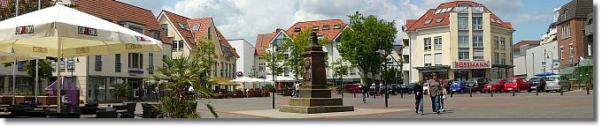 Neumarkt mit Preußen-Denkmal - Ibbenbüren 2009 - M. Franke