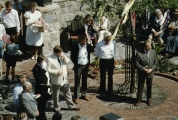 Einweihung der "Fußgängerzone  Bahnhofstraße", am 2. Juni 1985