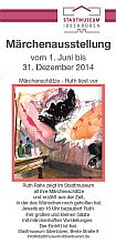 Flyer - Märchenausstellung mit Ruth Rahe