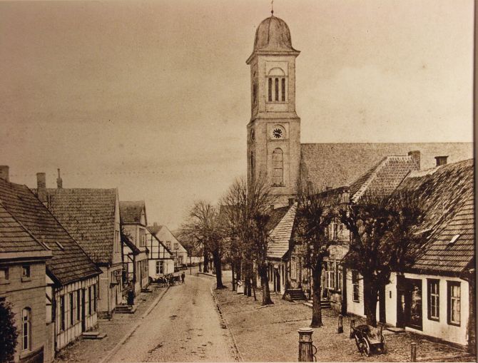 Große Straße - Blick zur Mauritiuskirche