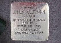 Stolperstein - Bahnhofstraße 21